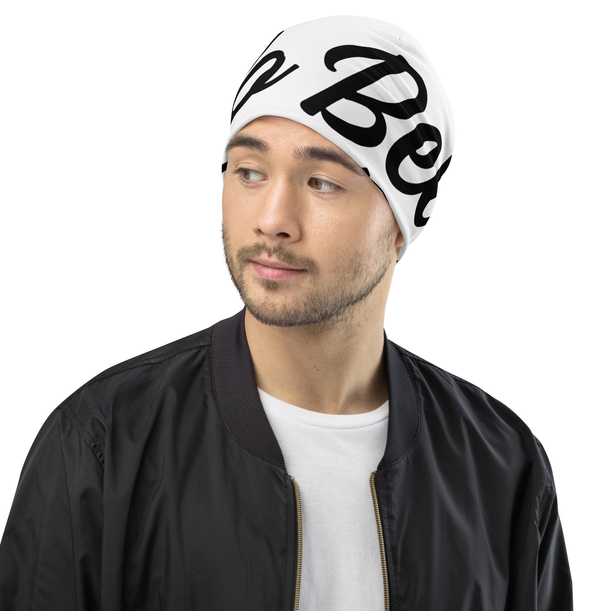 YB-All-Over Print Beanie