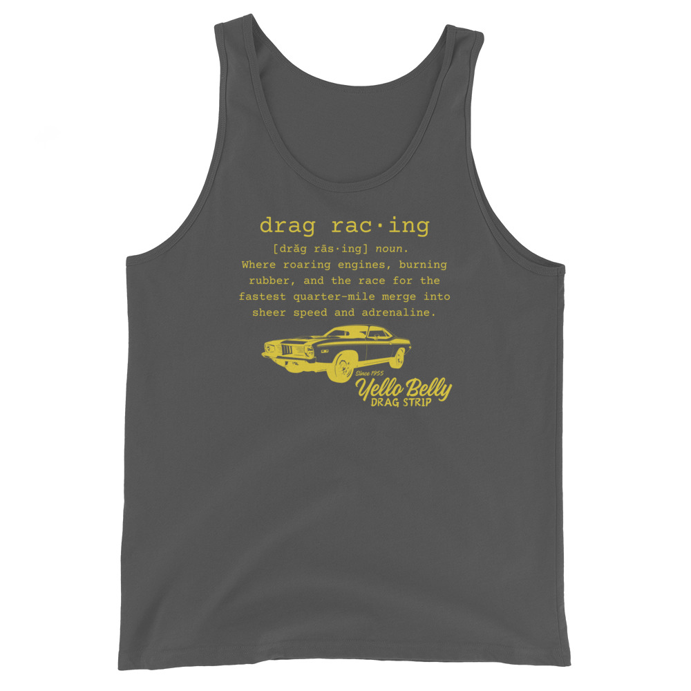 Def Drag Racing Gold-Men's Tank Top