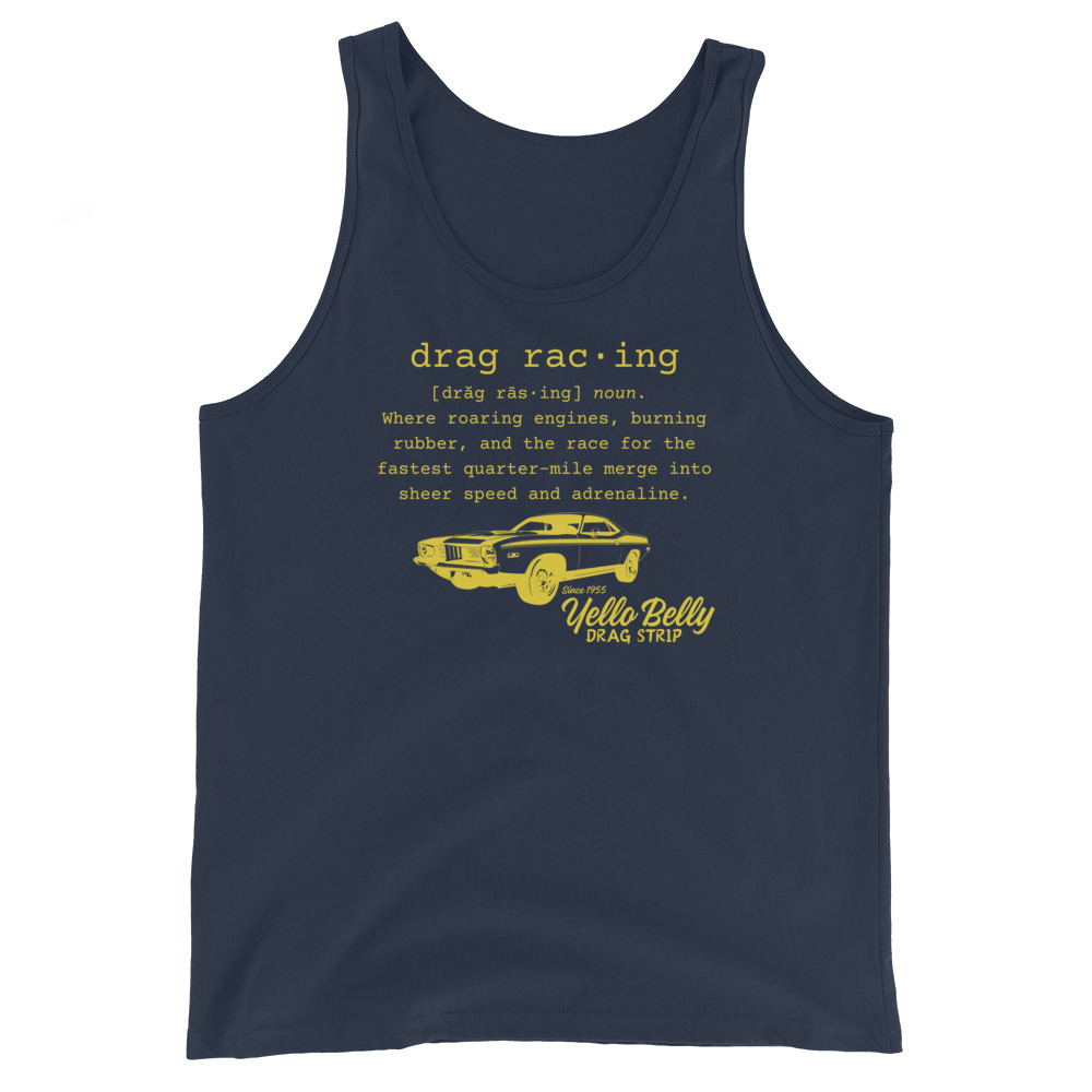 Def Drag Racing Gold-Men's Tank Top
