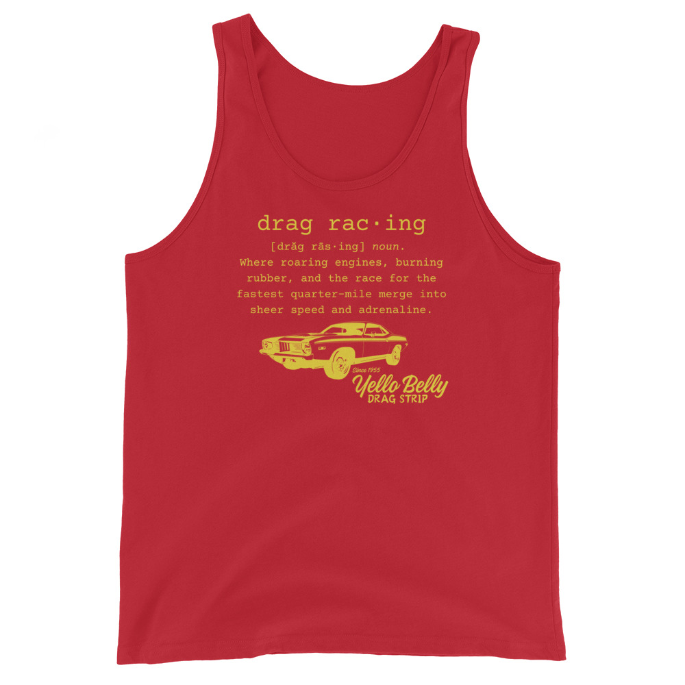 Def Drag Racing Gold-Men's Tank Top