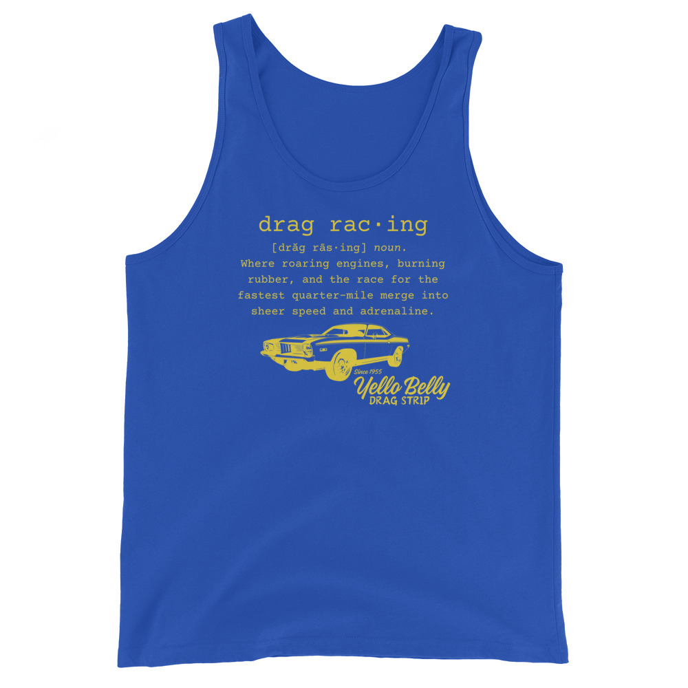 Def Drag Racing Gold-Men's Tank Top