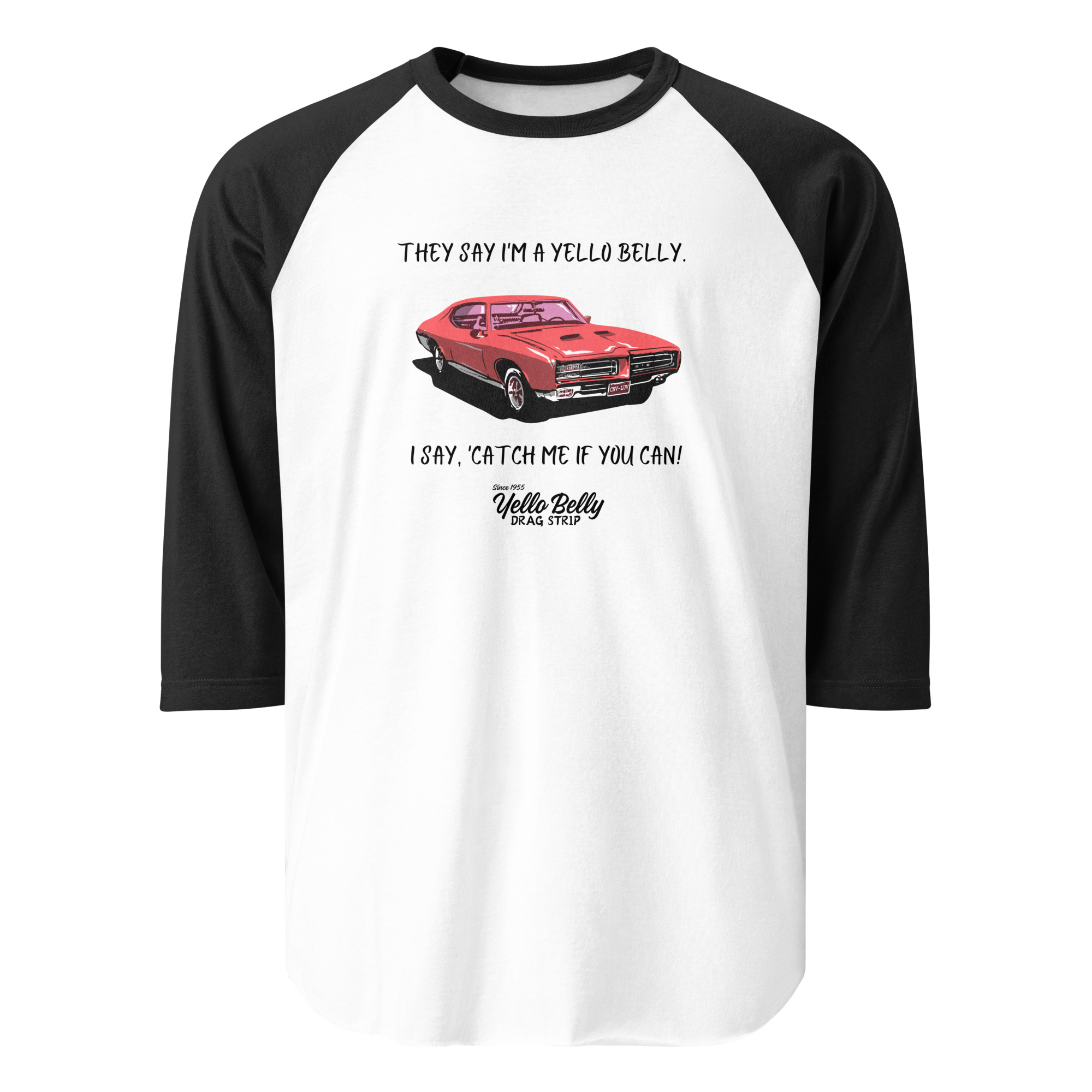 Red Muscle-Drk-3/4 sleeve raglan shirt