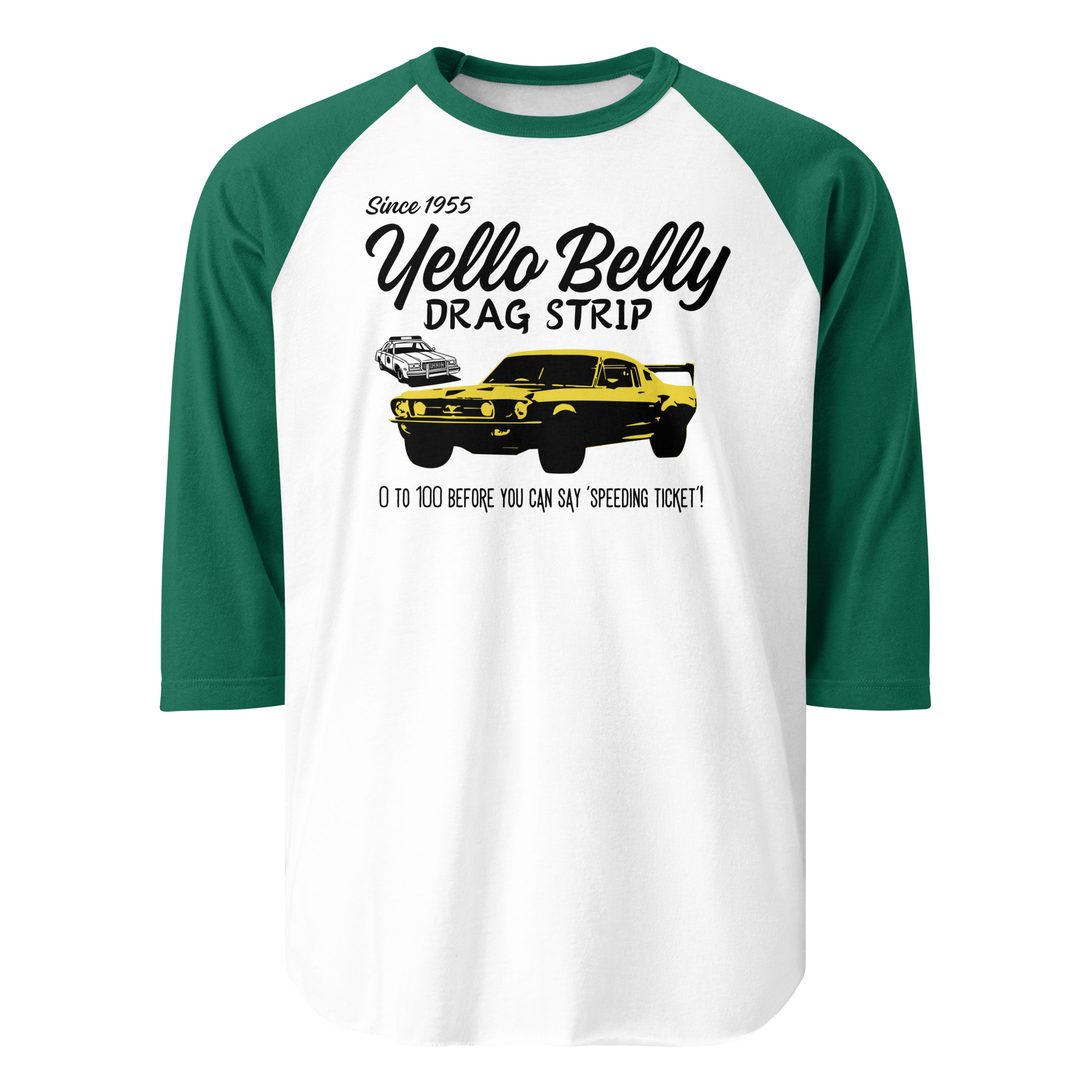 0 to 100-3/4 sleeve raglan shirt