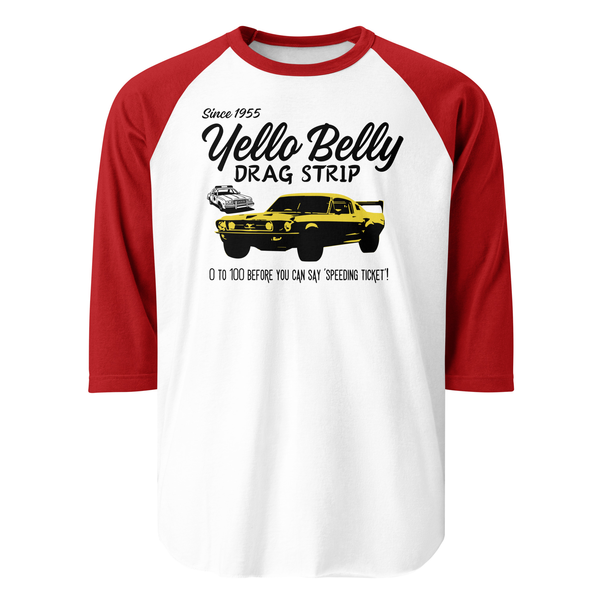 0 to 100-3/4 sleeve raglan shirt