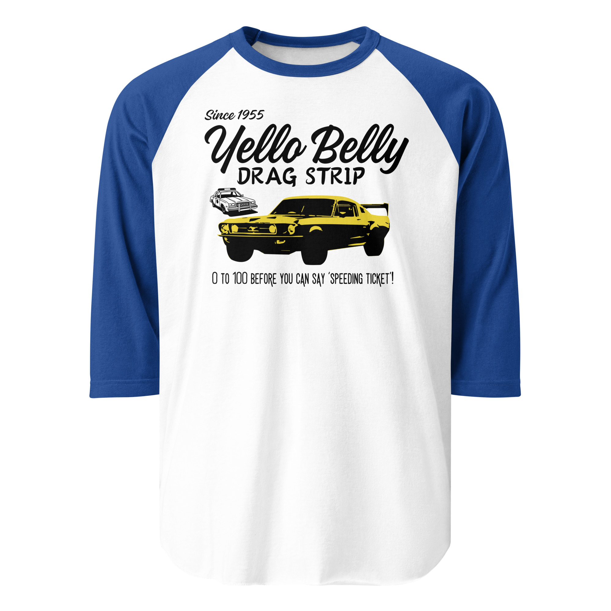 0 to 100-3/4 sleeve raglan shirt