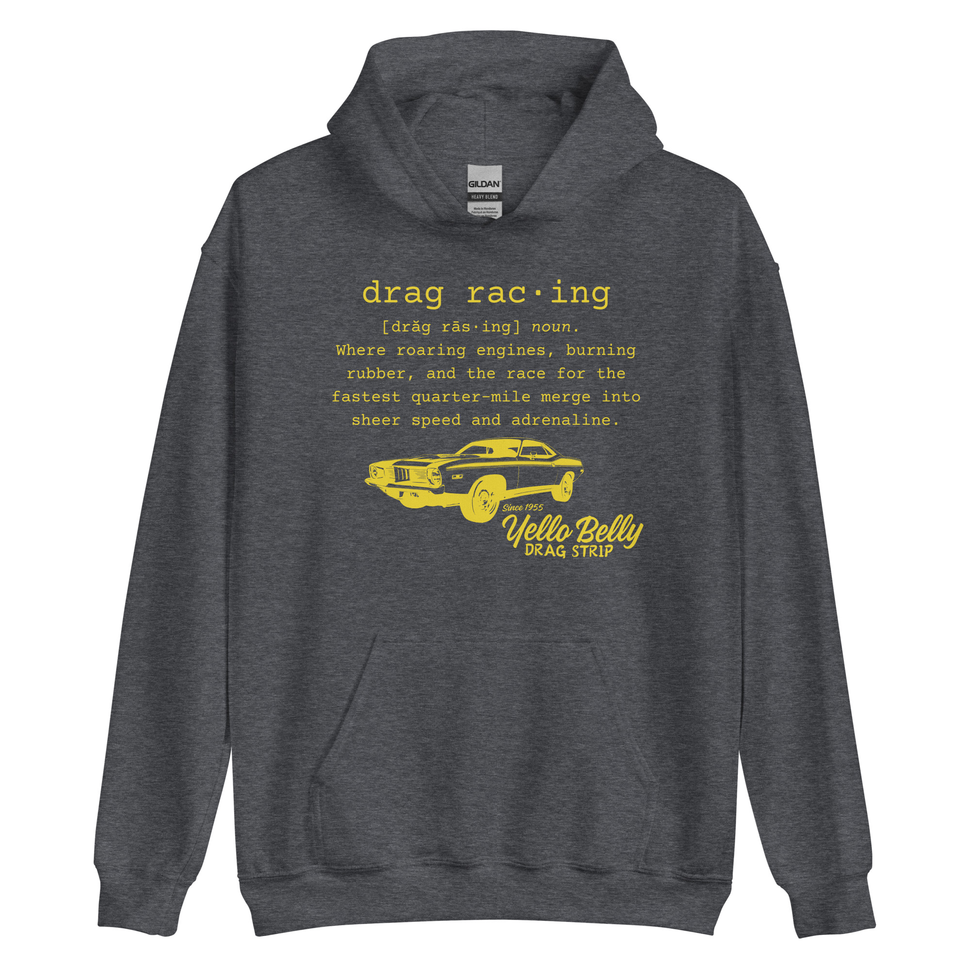 Def Drag Racing Gold-Unisex Hoodie