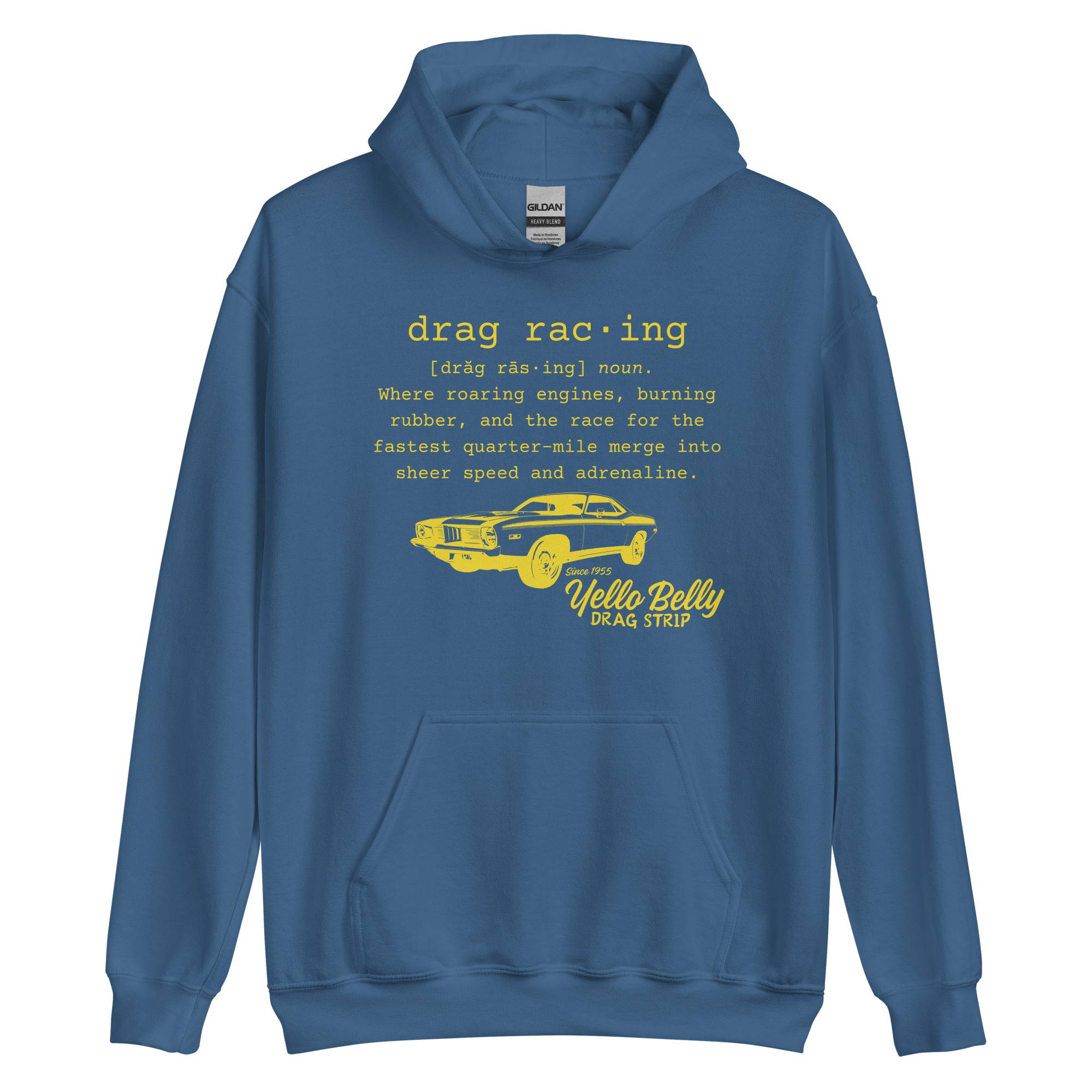 Def Drag Racing Gold-Unisex Hoodie