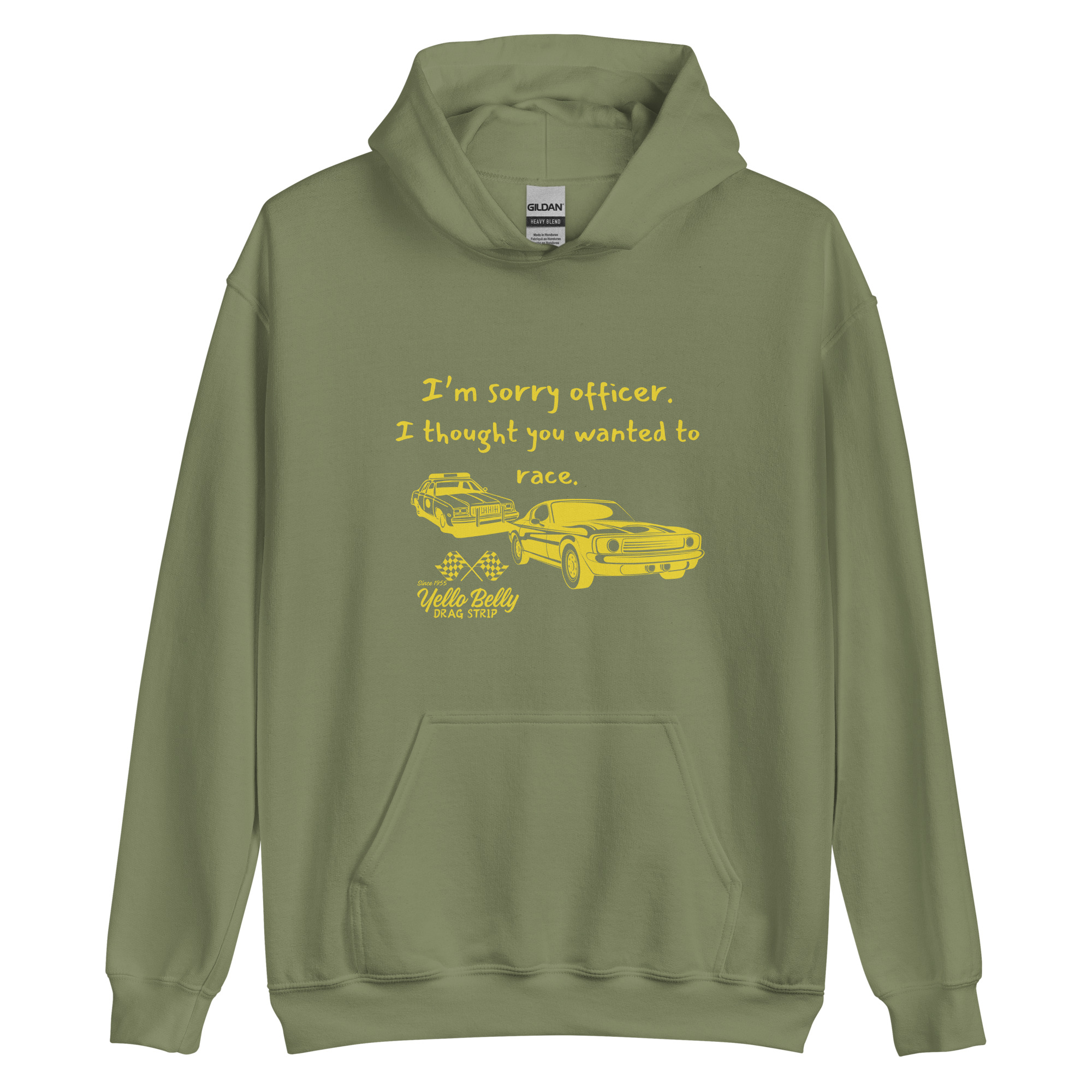Sorry Officer-Gold-Unisex Hoodie