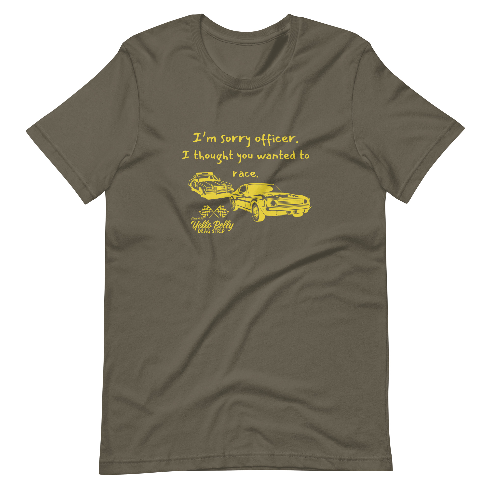 Sorry Officer-Gold-Unisex t-shirt