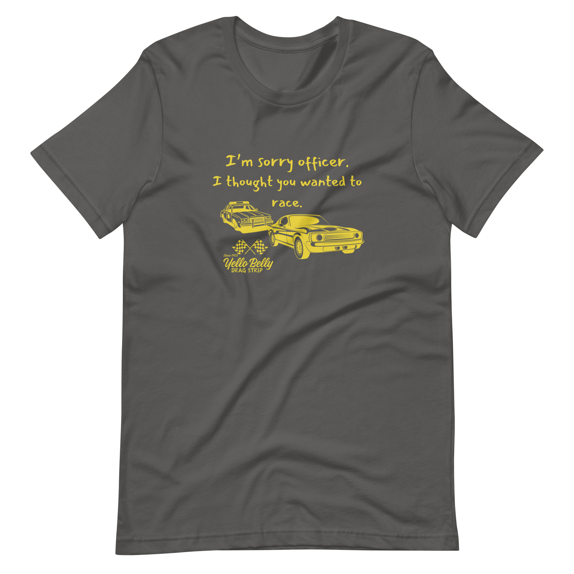 Sorry Officer-Gold-Unisex t-shirt