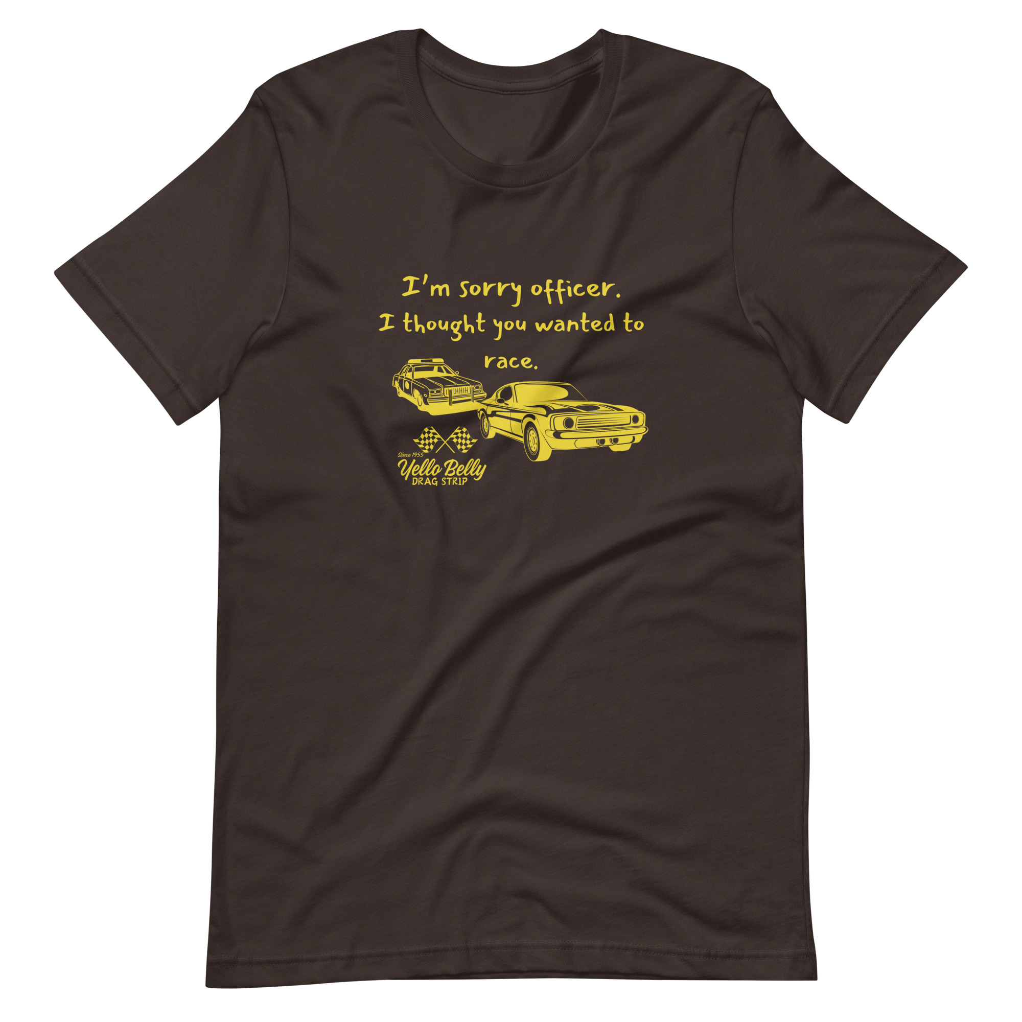 Sorry Officer-Gold-Unisex t-shirt