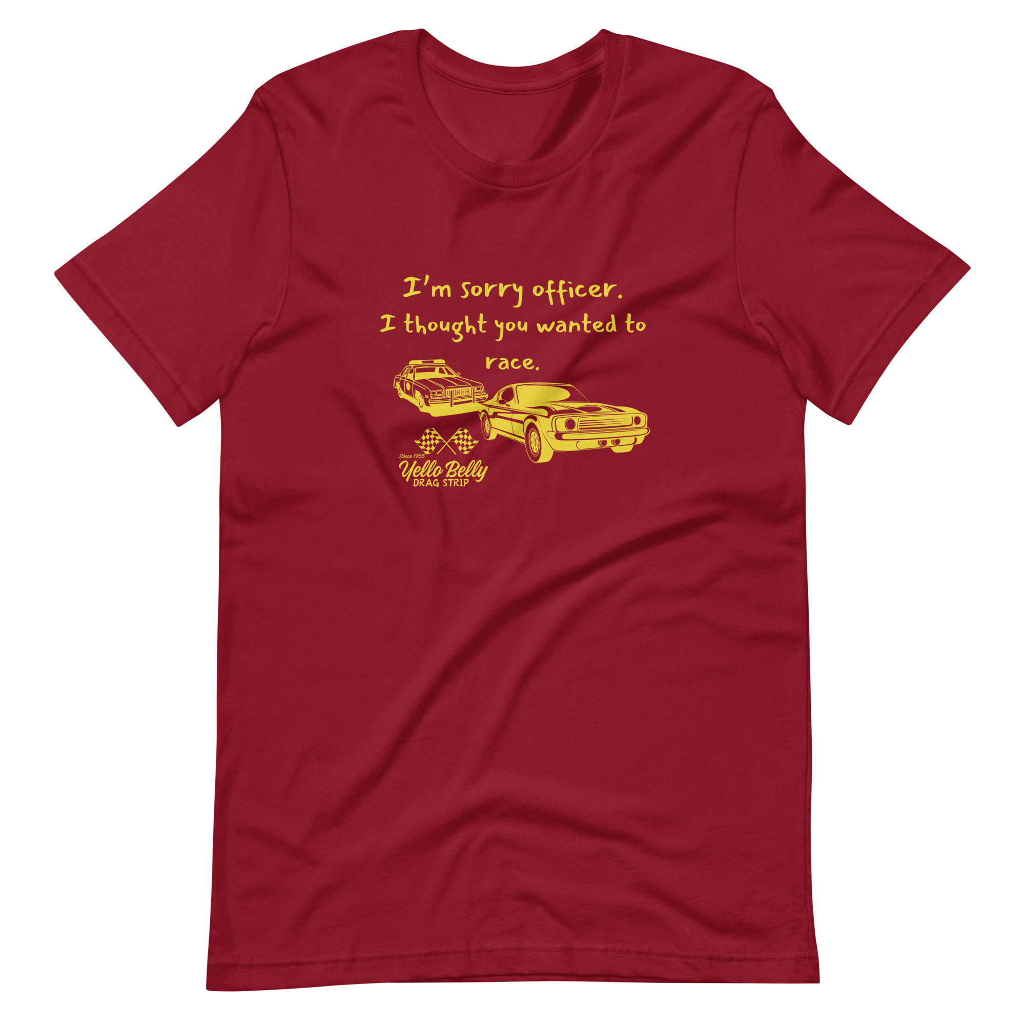 Sorry Officer-Gold-Unisex t-shirt