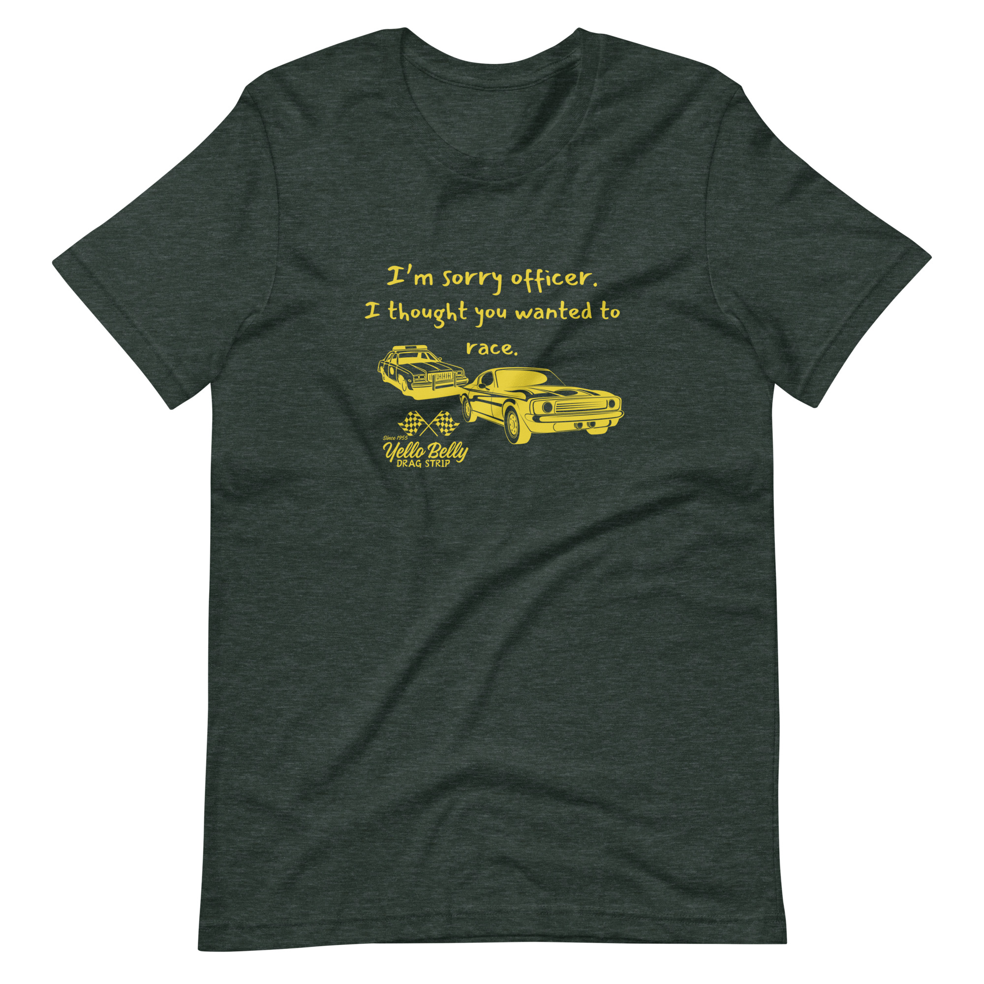 Sorry Officer-Gold-Unisex t-shirt