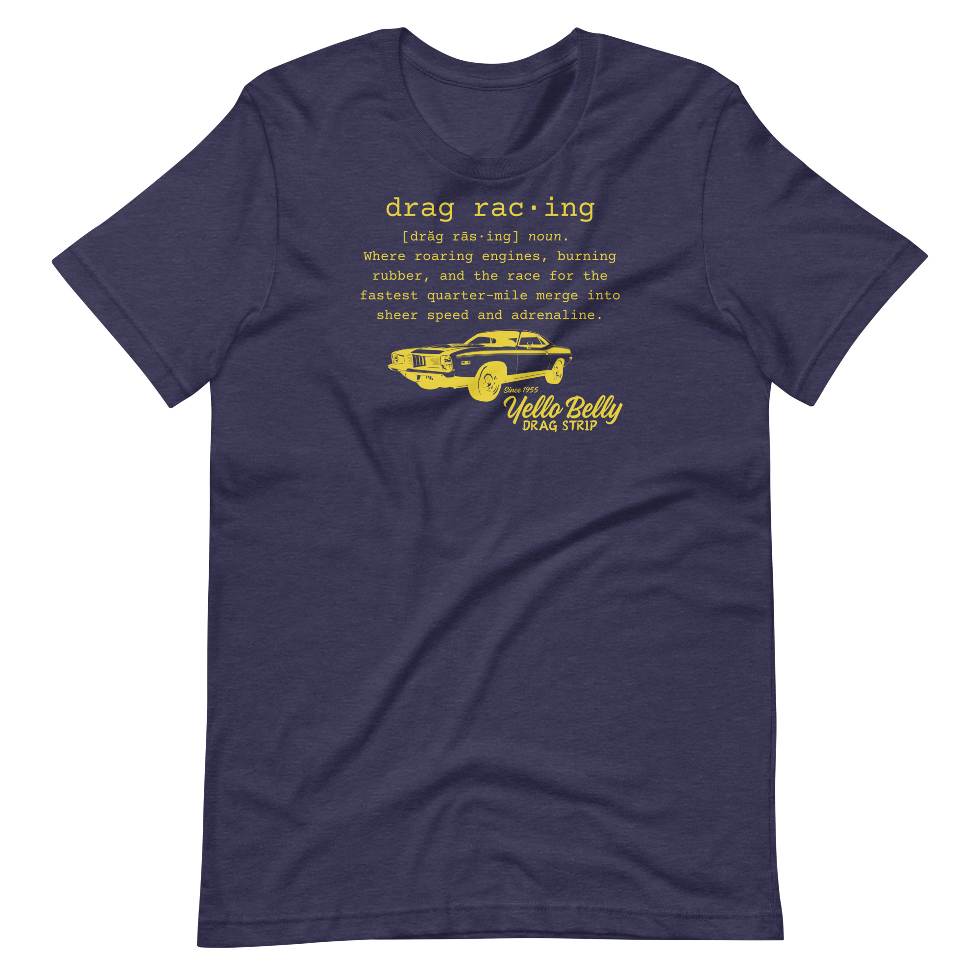 Def Drag Racing-Gold-Unisex t-shirt