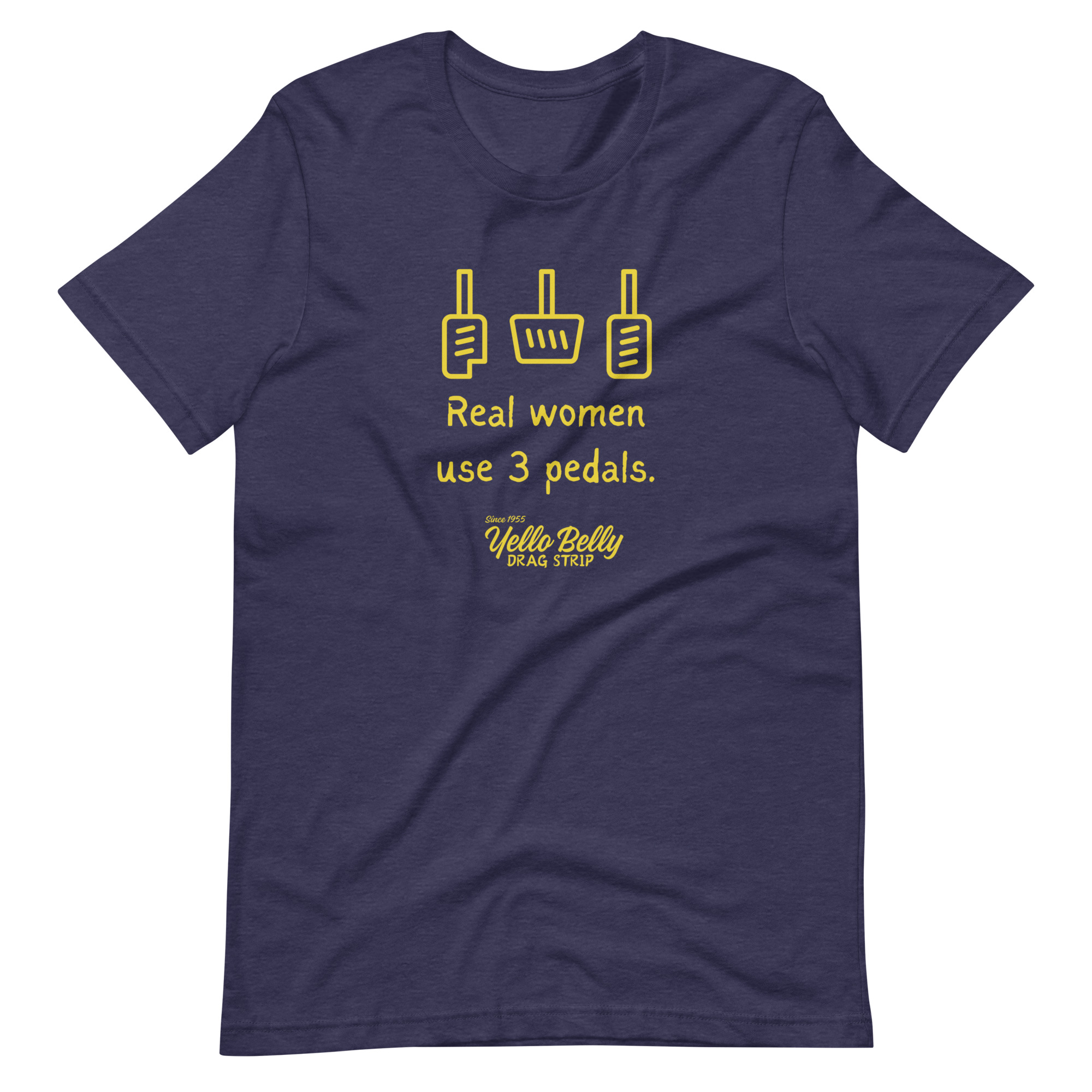 Real Women 3 Pedals-Gold-Unisex t-shirt