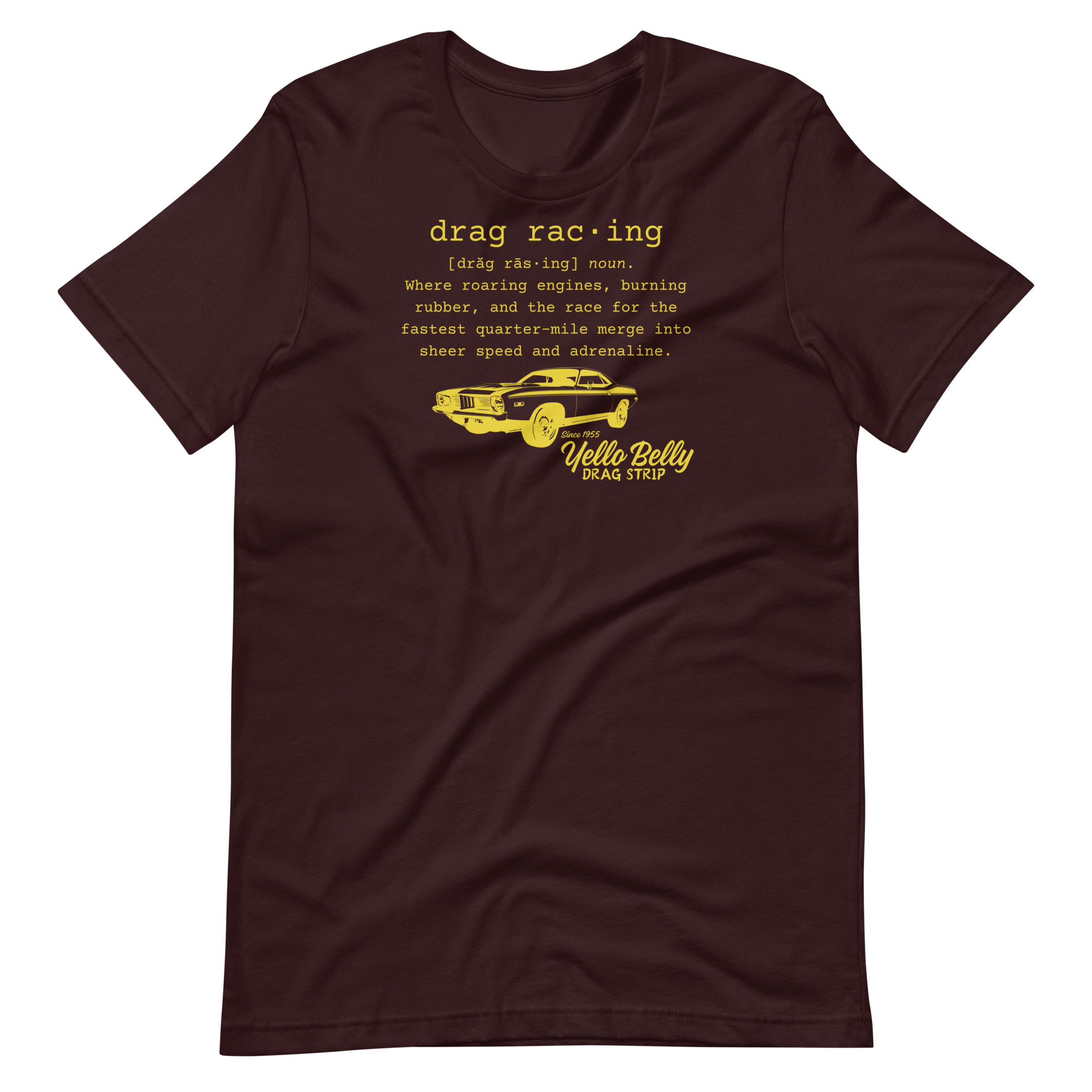 Def Drag Racing-Gold-Unisex t-shirt