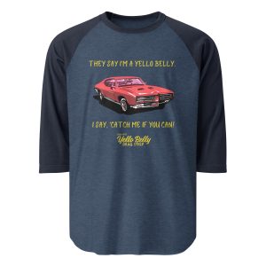 Catch Me Gold-3/4 sleeve raglan shirt