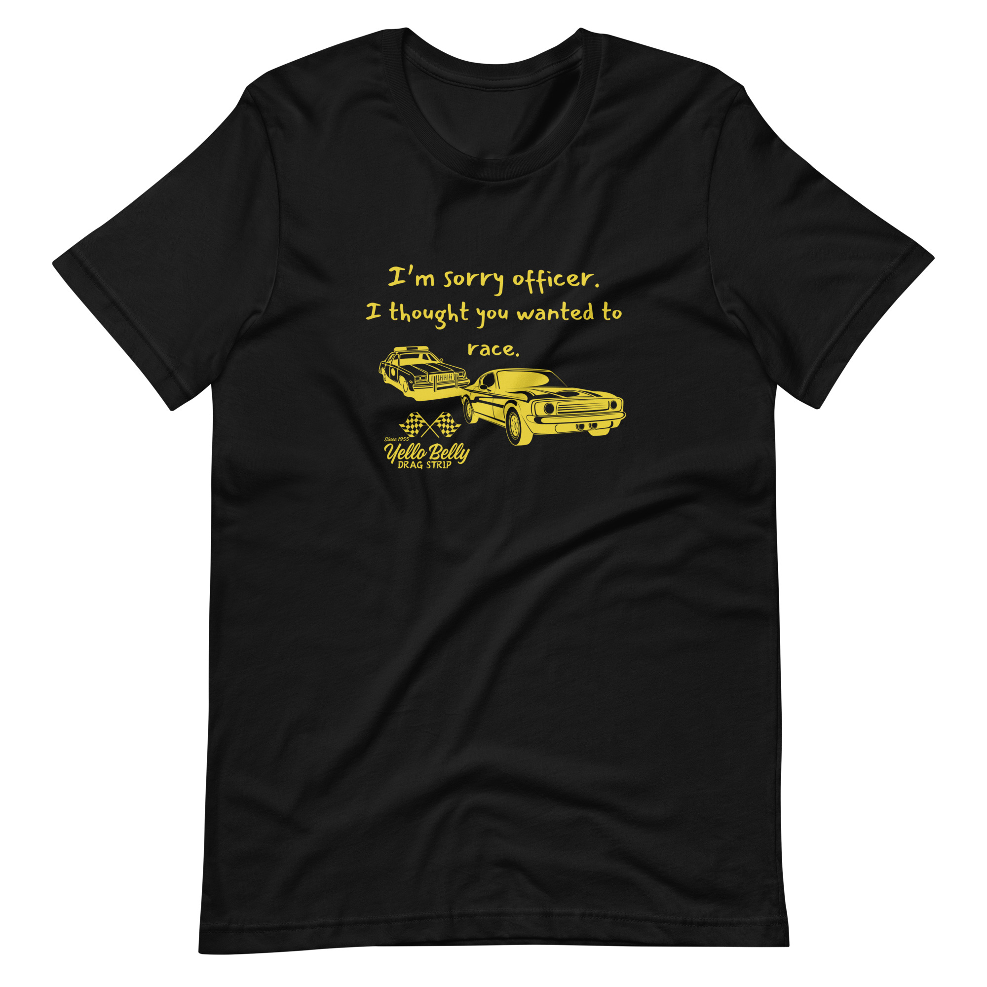 Sorry Officer-Gold-Unisex t-shirt