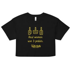 Real Women 3 Pedals-Women’s crop top