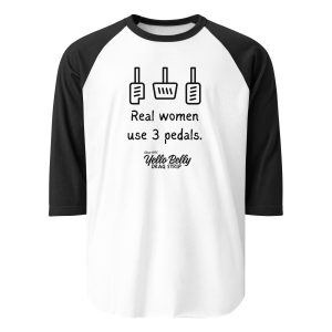Real Women 3 Pedals-3/4 sleeve raglan shirt