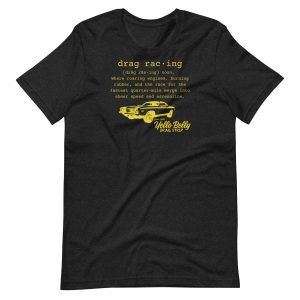 Def Drag Racing-Gold-Unisex t-shirt
