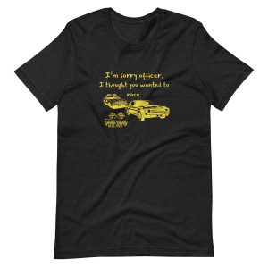 Sorry Officer-Gold-Unisex t-shirt