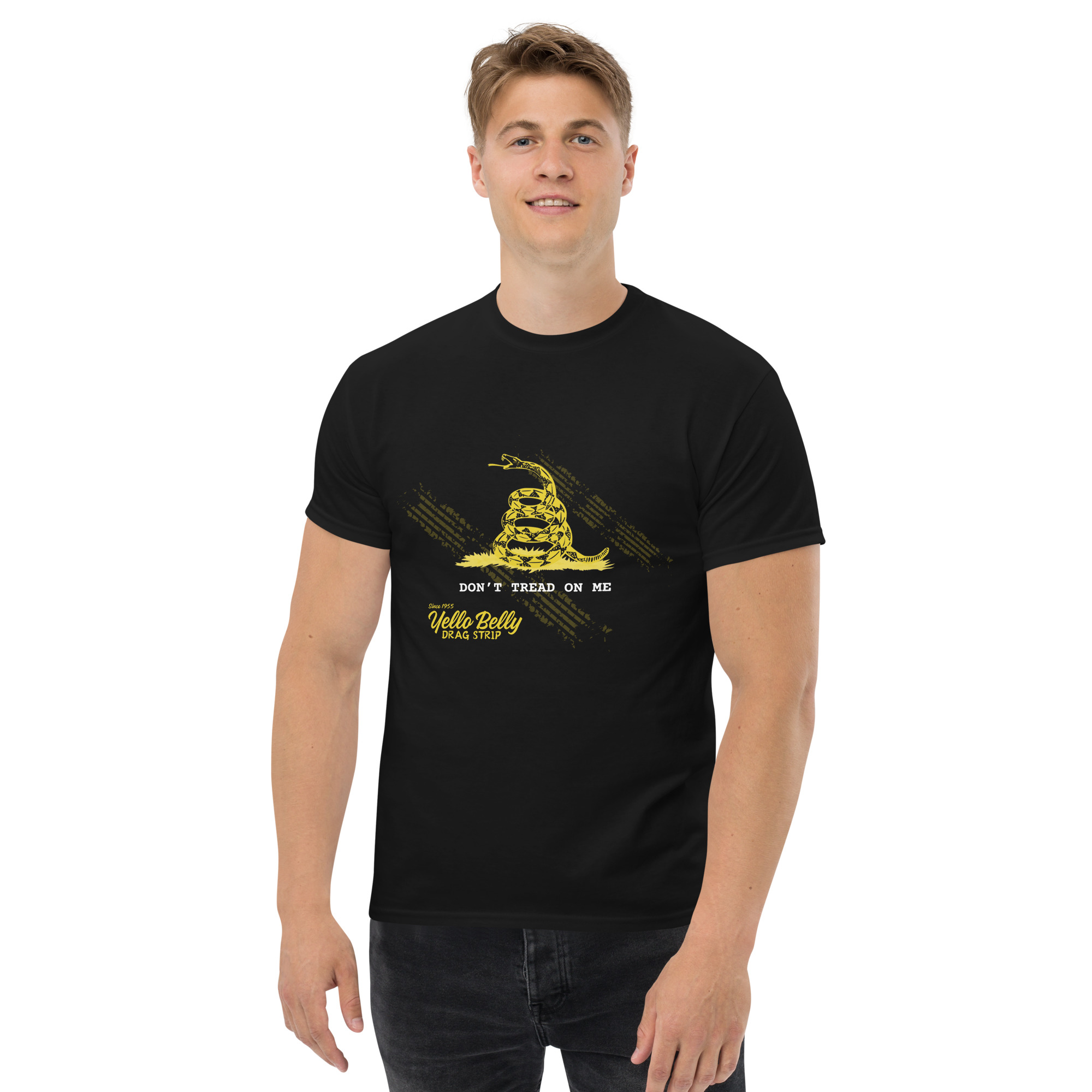 YB Don't Tread On Me Tee-Gold
