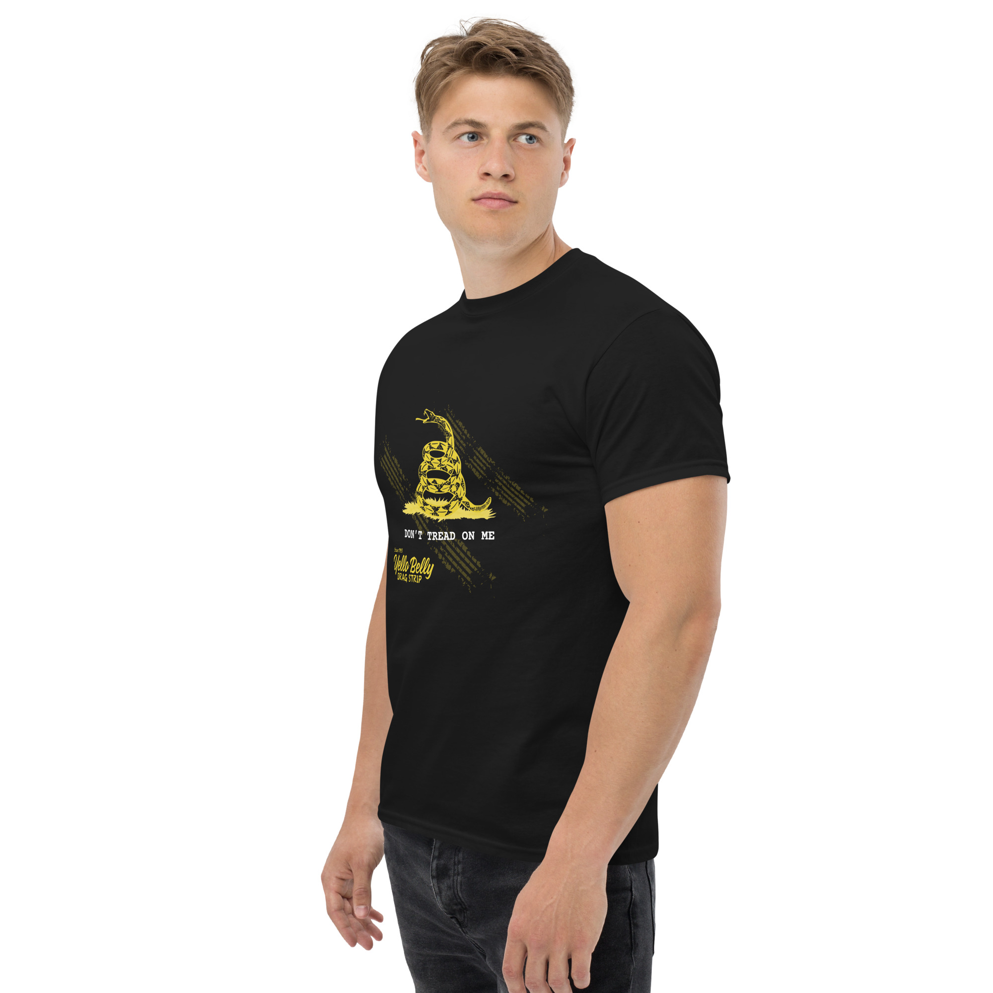 YB Don't Tread On Me Tee-Gold