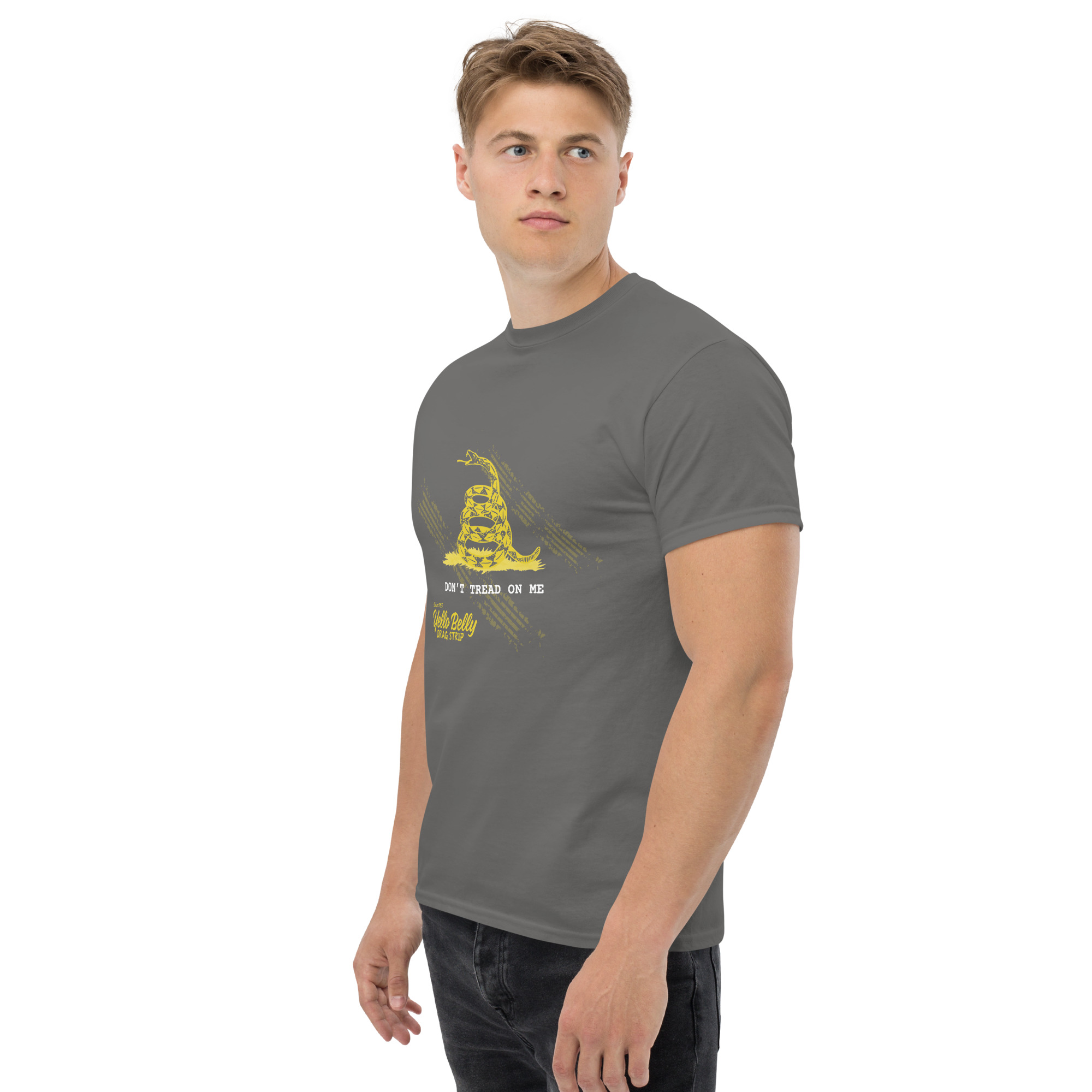 YB Don't Tread On Me Tee-Gold