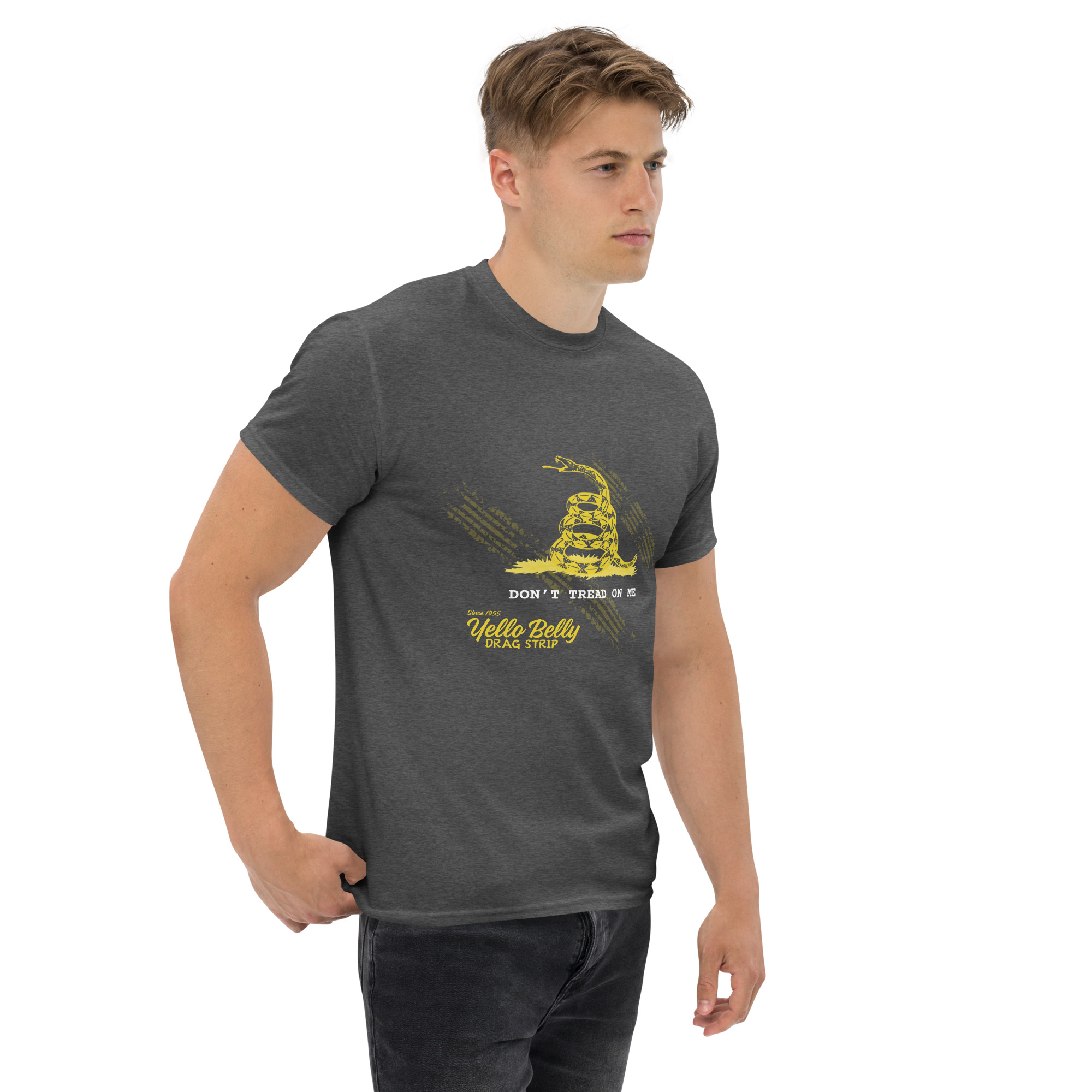 YB Don't Tread On Me Tee-Gold