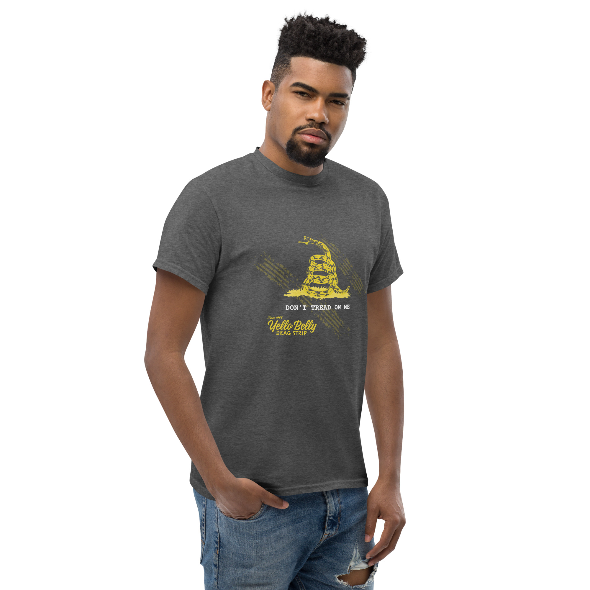 YB Don't Tread On Me Tee-Gold