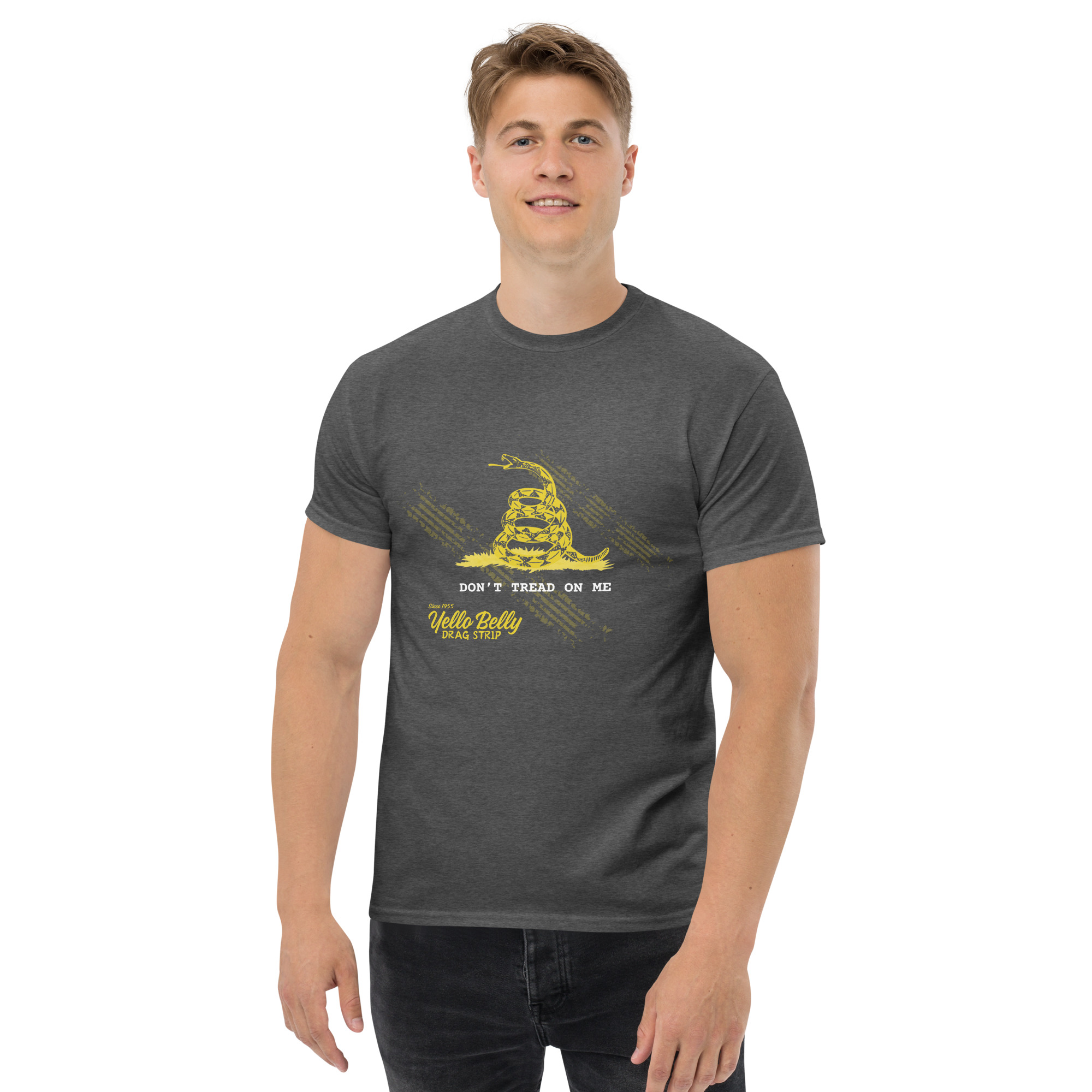 YB Don't Tread On Me Tee-Gold